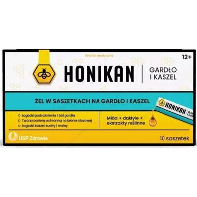 HONIKAN Gardło i Kaszel żel x 10 saszetek