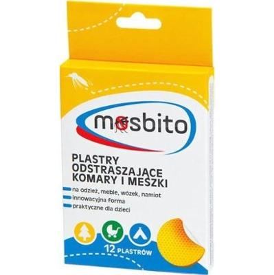 Mosbito Plastry odstraszające komary i meszki x 12 sztuk