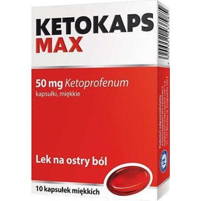 Ketokaps Max 0,05g x 10 kapsułek