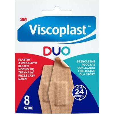 Viscoplast Duo zestaw plastrów x 8 sztuk