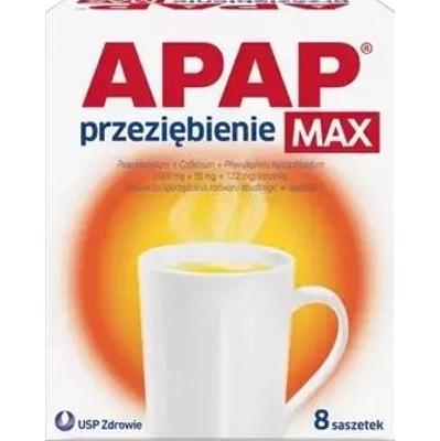 Apap Przeziębienie Max x 8 saszetek
