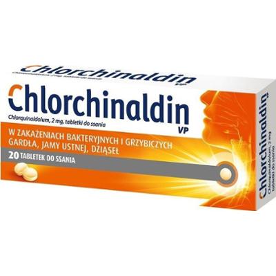 CHLORCHINALDIN x 20 tabletek do ssania