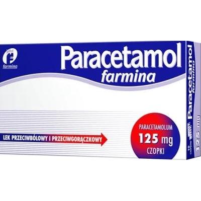 Paracetamol Farmina 125mg x 10 czopków