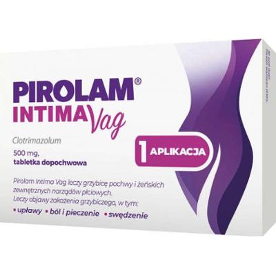 Pirolam Intima Vag 500mg x 1 tabletka dopochwowa