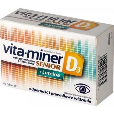 Vita-miner Senior D3 + Luteina x 60 tabletek