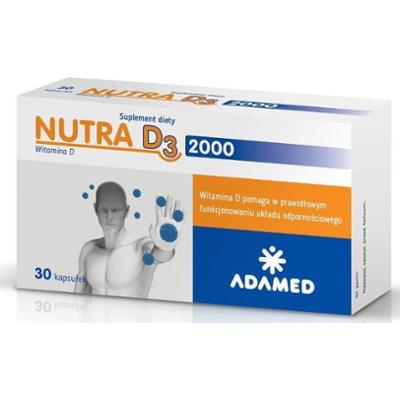 Nutra D3 2000 x 30 kapsułek