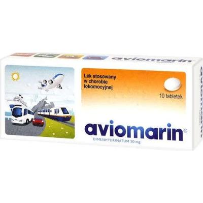 AVIOMARIN 0,05 x 10 tabletek