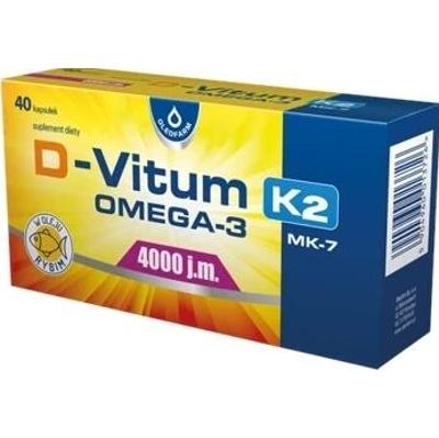 D-Vitum 4000 + K2 MK7 + Omega-3 x 40 kapsułek