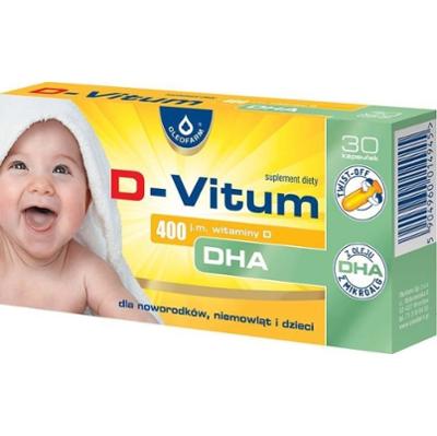 D-Vitum 400 j.m. DHA x 30 kapsułek