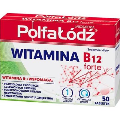 VITAMINUM B12 Forte 10mcg x 50 tabletek