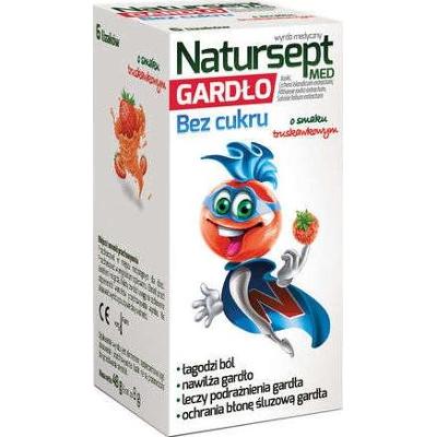 Natursept Med Gardło lizaki bez cukru x 6 sztuk