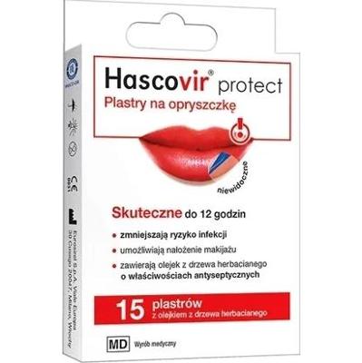 Hascovir Protect Plastry na opryszczkę x 15 sztuk