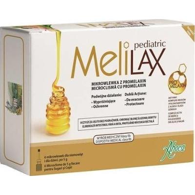 Melilax Pediatric wlewka doodbytnicza x 6 sztuk