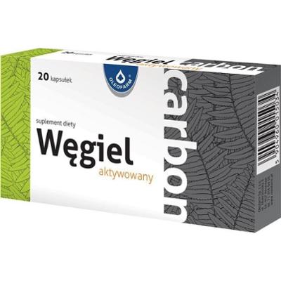 Węgiel aktywowany carbon x 20 kapsułek
