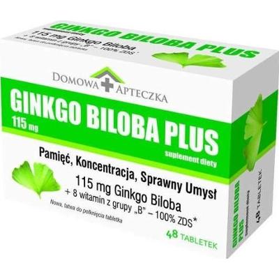 GINKGO BILOBA PLUS 115mg x 48 tabletek