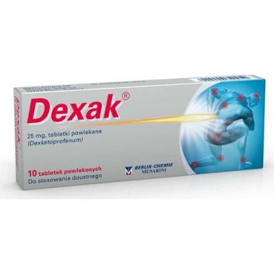 DEXAK 0,025g x 10 tabletek
