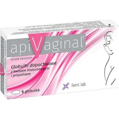 apiVaginal globulki dopochwowe x 5 sztuk