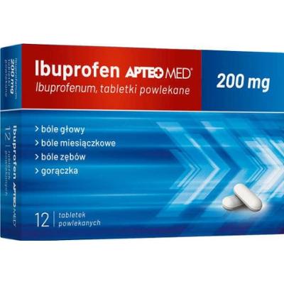 Ibuprofen Apteo Med 200mg x 12 tabletek
