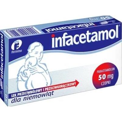 Infacetamol Farmina 50mg x 10 czopków