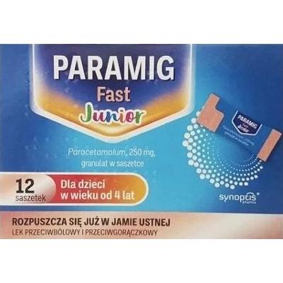 Paramig Fast Junior 250mg x 12 saszetek