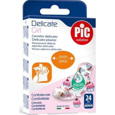 PIC Delicate Girl plaster antybakteryjny 19x72mm x 24 sztuki