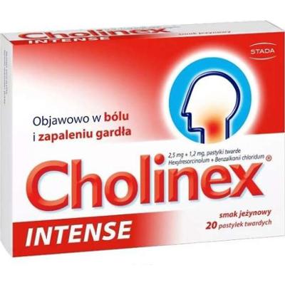 CHOLINEX INTENSE X 20 tabletek jeżyna