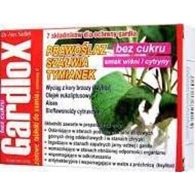 GARDLOX x 16 tabletek do ssania smak wiśniowo-cytrynowy