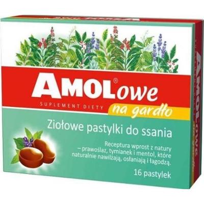 AMOLOWE NA GARDŁO x 16 pastylek do ssania