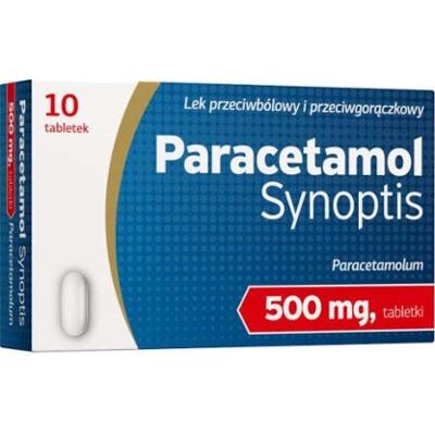 Paracetamol Synoptis 500mg x 10 tabletek