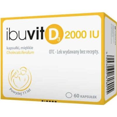 Ibuvit D3 2000 IU x 60 kapsułek