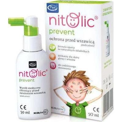 Pipi Nitolic Prevent Plus spray ochrona przed wszawicą 150ml
