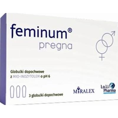 Feminum Pregna x 3 globulki dopochwowe