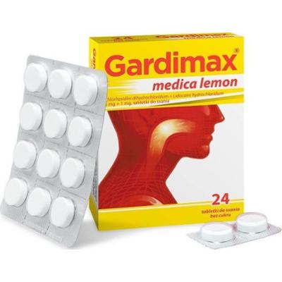 Gardimax Medica lemon x 24 tabletki do ssania