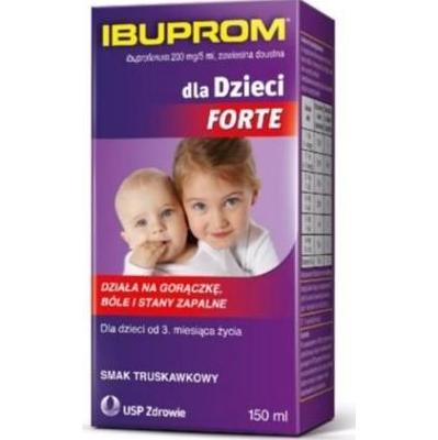 Ibuprom Dla Dzieci Forte 0,2g/5ml zawiesina 150 ml