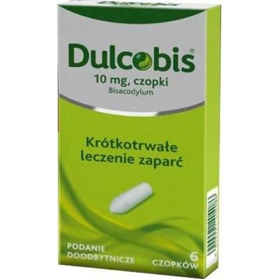 Dulcobis 0,01g czopki doodbytnicze x 10 sztuk