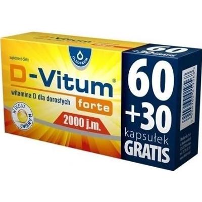 D-Vitum Forte 2000j.m x 90 kapsułek