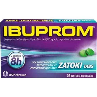 Ibuprom Zatoki Tabs x 24 tabletki