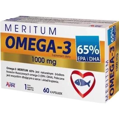Omega 3 Meritum 65% EPA i DHA x 60 kapsułek