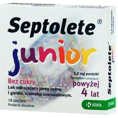 SEPTOLETE Junior x 18 pastylek
