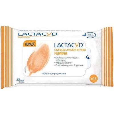 LACTACYD FEMINA Chusteczki x 15 sztuk