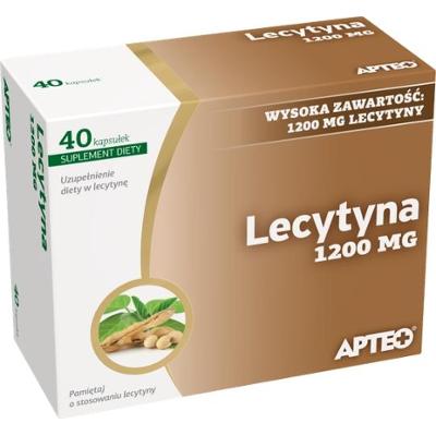 LECYTYNA 1200mg Apteo x 40 kapsułek