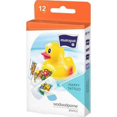 Matopat Happy Tatoo Plastry dla dzieci z 12 sztuk