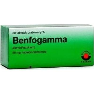 BENFOGAMMA 50mg x 50 tabletek drażowanych