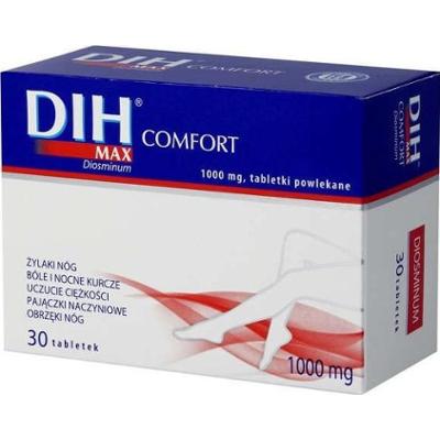 DIH Max Comfort 1000mg x 30 tabletek powlekanych