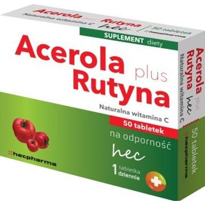 Acerola Plus Rutyna naturalna witamina C x 50 tabletek