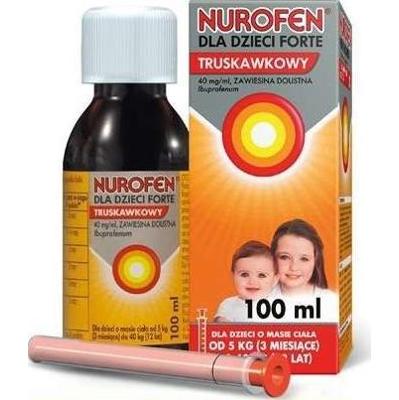 Nurofen Forte 40mg/ml smak truskawkowy 100ml
