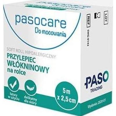 Pasocare Soft Roll przylepiec włókninowy do mocowania opatrunków 5m x 2,5cm