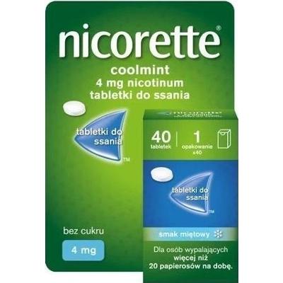 Nicorette Coolmint 4mg x 40 tabletek do ssania
