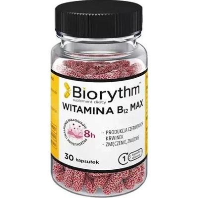 Biorythm Witamina B12 Max x 30 kapsułek