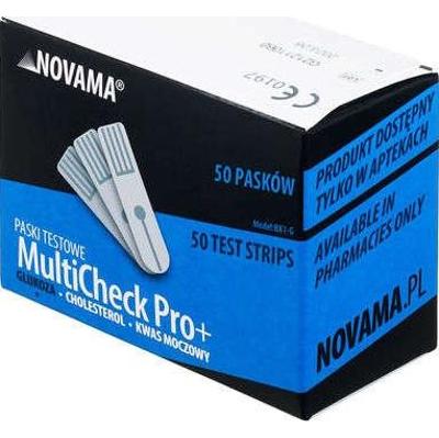 NOVAMA MultiCheck Pro+ Paski testowe glukoza x 50 sztuk